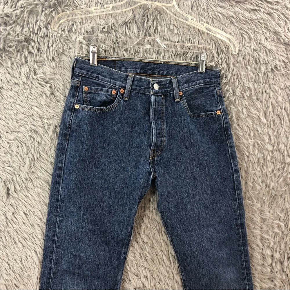 Levis Jeans 501 Vintage Buttonfly Mens 30 Straight Leg
